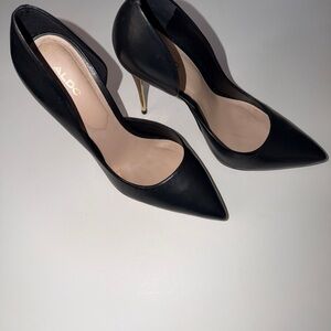 Aldo Black Pointed Toe Stiletto Heels Size 6 Women Pumps